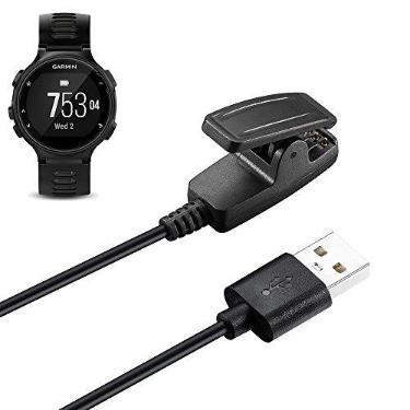 Imagem de Kissmart Compatível com carregador Forerunner 735XT, cabo de carregamento de substituição para relógio inteligente Garmin Forerunner 735XT