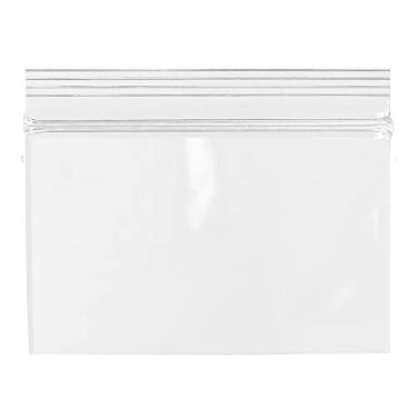 Imagem de Sacos com zíper de 12,7 cm x 7,6 cm – 200 unidades, sacos pequenos de plástico transparente com zíper, 2 mm, com fecho de zíper resselável para embalagem de joias, moedas, pílulas, doces, miçangas