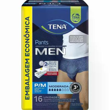 Imagem de Roupa Íntima Adulto Tena Pants Men - P/M com 16 unidades