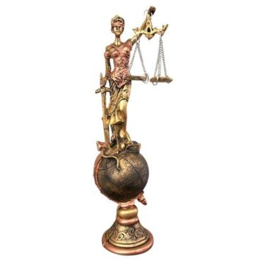 Imagem de Presente Formatura Direito Estátua Thêmis Deusa Da Justiça Escultura em Resina Advogado