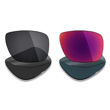 Imagem de 2 pares de lentes polarizadas de substituição da Mryok para óculos de sol Oakley Dispatch 1 – Opções