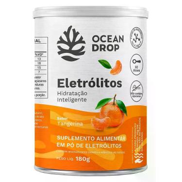 Imagem de Eletrólitos em Pó Sabor Tangerina 180g Ocean Drop