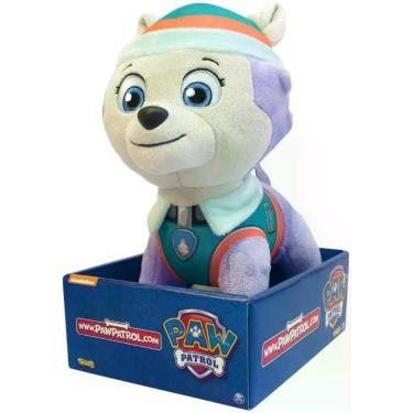 Imagem de Pelúcia Patrulha Canina Everest Sunny 001354 - Sunny Brinquedos, Roxo 