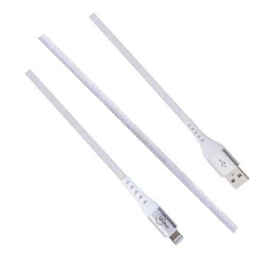 Imagem de Cabo USB-A para Lightning 1,2 m, Originais iPlace, Branco