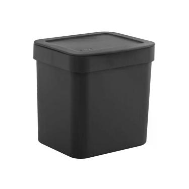Imagem de Lixeira Trium C/ Tampa 4,7 L Cozinha Ou Cesto De Lixo , Preto