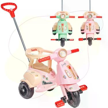 Imagem de Motoca Infantil 2 em 1 Vespita Amalfi Com Haste Empurrador Passeio e P