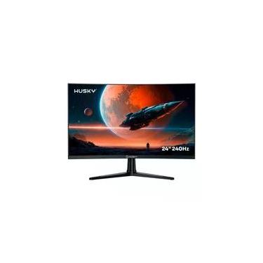 Imagem de Monitor Gamer Curvo Husky Boreal 24", FHD, 240Hz, 1ms, Adaptive Sync, VA, DisplayPort e HDMI, HDR - HMG00524PT