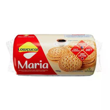 Imagem de Lowçucar Biscoito 110G Maria Zero Lactose Diet Adoçado com Stevia