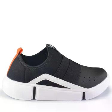 Imagem de Tênis Infantil Molekinho Masculino Calce Fácil 2838.206, 35, Black