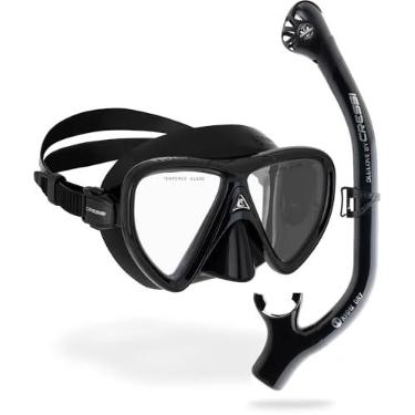 Imagem de Kit Mergulho Máscara+snorkel Cressi Ikarus & Orion - Preto