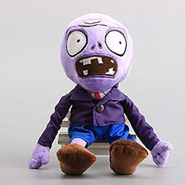 Imagem de Boneco Pelucia Plants vs Zombies Zumbi Roxo