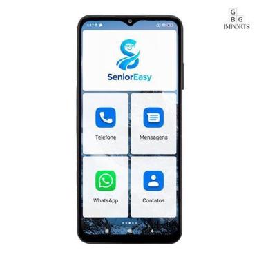 Imagem de Celular para Idoso Senior Easy 128gb 4gb com TV Streaming - SeniorEasy