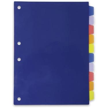 Imagem de Divisórias Plásticas 10 Matérias Colegial (PEQUENO) - 22cm x 16cm