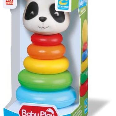 Imagem de Brinquedos Cometa Cometa Brinquedos Brinquedo Educativo Baby Play Empilhadinho Ursinho Educativo Multicor