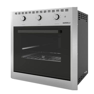 Imagem de Forno Elétrico Embutir Nardelli E60 Inox 60L, Inox, 220V