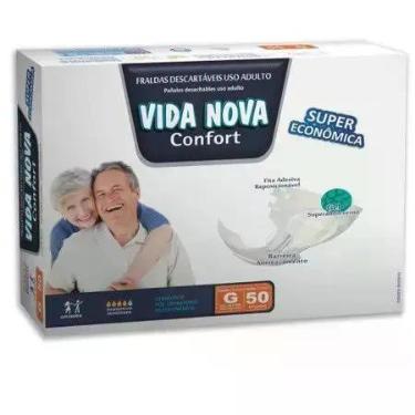Imagem de Fralda Adulto Vida Nova G com 50 unidades