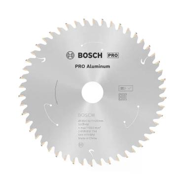 Imagem de Disco de Serra Circular Pro Aluminium Cordless Corte Preciso em Metais Não Ferrosos 136mm 50D Prata Bosch