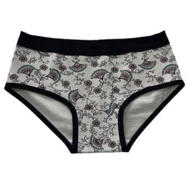 Imagem de Calcinha infantil de cotton - cinta com elático largo - TOP CATZ, Est,