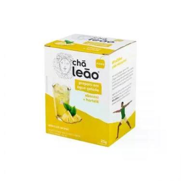 Imagem de Chá gelado Ice Tea Abacaxi e Hortelã envelopado com 10 unidades - Leão