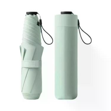 Imagem de Guarda-chuva Japonês Ultra-leve De 125g, Dobrável Em 3 Partes, Com 6 V