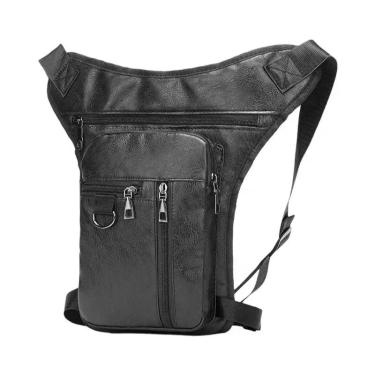 Imagem de Bolsa De Cintura Unissex Em Couro PU Para Perna, Quadril E Cintura, Id