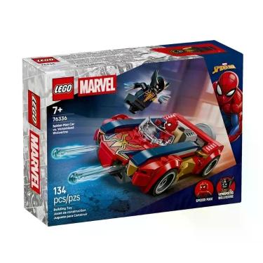 Imagem de Lego Marvel - Carro Do Homem-aranha Vs Wolverine Venomizado - 134 Peças - 76336