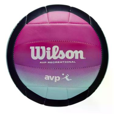 Imagem de Bola De Vôlei De Praia Avp Oasis Volleyball Wilson, Azul, Roxo
