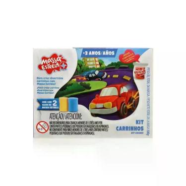 Imagem de Massa modelar kit carrinhos estrela, Unica