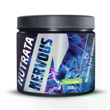 Imagem de Pre Workout Nervous Intense 300g Nutrata, Maçã Verde