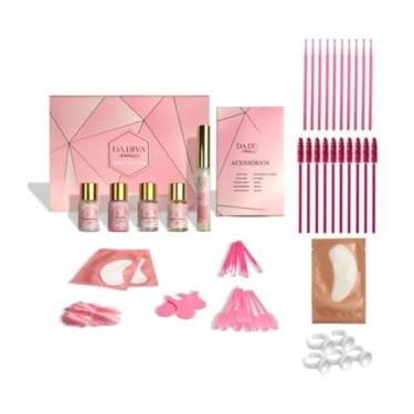 Imagem de Kit Lash Lifting Gold Para Cílios e Brow Lamination – Kit Completo para Levantamento e Definição de Cílios e Sobrancelhas, Resultados Profissionais Duradouros, Fácil Aplicação e Efeito Natural e Sofisticado