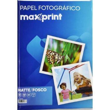 Imagem de Papel Fotográfico Matte Fosco A4 100FLS 108GR - Maxprint