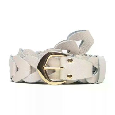 Imagem de Cinto Em Couro - Off White - Di Marlys, M