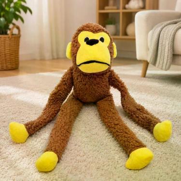 Imagem de Brinquedo Pet Macaco Pelúcia com Apito 45cm - BUPPY PET