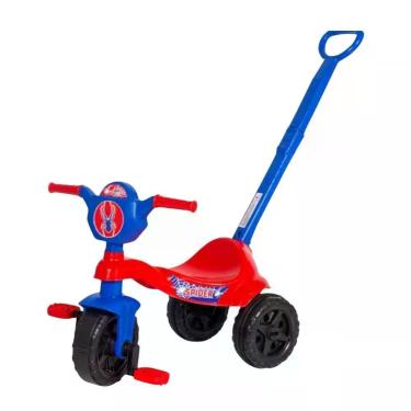 Imagem de Carrinho De Passeio Com Pedal Triciclo Spider Com Haste