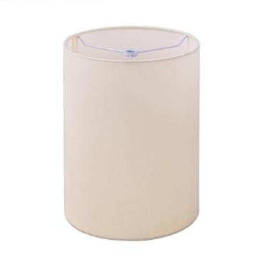 Imagem de Wellmet Abajur Creamwhite 8" X 8" X11", Sem Necessidade De Montagem, Abajur Clássico Moderno Para Abajur De Mesa, Abajur De Cabeceira, Abajur De Chão, Abajur De Tambor De Tecido, Spider Fitter