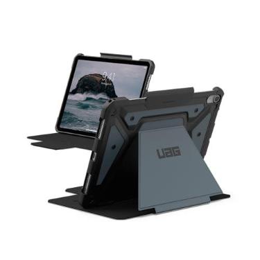 Imagem de URBAN ARMOR GEAR UAG Projetado para iPad Air 11" Case (6ª geração 2024 M2) A2902, A2903, A2904 Robusto Auto Sleep/Wake Folio com porta-lápis e vários ângulos, Metropolis SE Cloud Blue