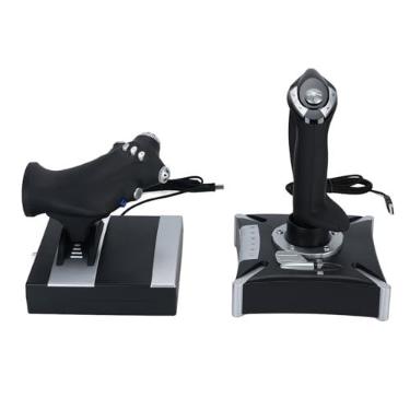 Imagem de Flight Simulator Joystick, Sistemas de Simulação de Voo Joystick & Throttle, Acelerador de Vôo e Controlador de Jogo do Simulador de Vôo Joystick para Série X S Wins7 8 10 11