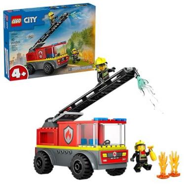 Imagem de LEGO City Fire Caminhão dos Bombeiros com Escada de Combate ao Fogo 60463