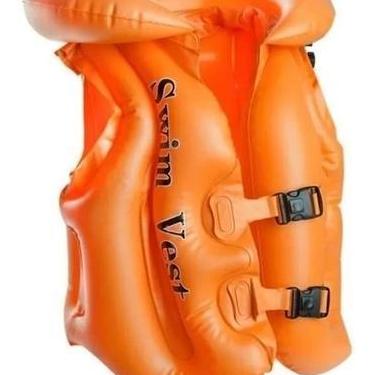 Imagem de Colete Proteção Inflável Infantil Com Regulagem Para Praia e Piscina -