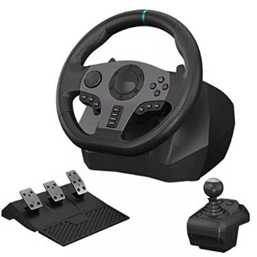 Imagem de Kit Completo Volante, Pedal e Câmbio V9 Driving Force Compatívem com Xbox Series X|S, Xbox One, PC, Compatível com PS3|PS4, Compatível com Nintendo Switch, Android TV, IBMKIDS