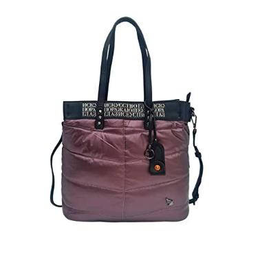 Imagem de Bolsa Feminina Ombro e Transversal Macia Grande Golden Fenix Cor:Vinho;Tamanho:G;Genero:Feminino