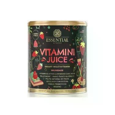 Imagem de Vitamini Juice Lata (280,8g/24Ds) - Sabor: Morango (276g) - Essential 