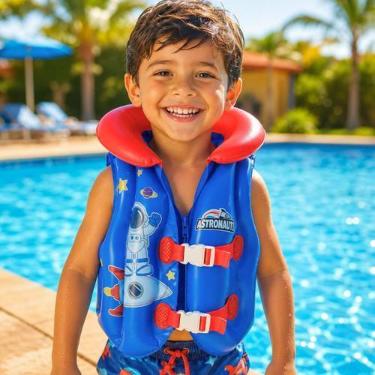 Imagem de Colete Boia Criança InflávelPersonagens Infantil Praia Piscina Salva V