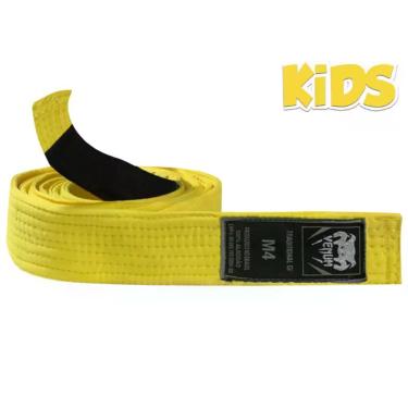 Imagem de Faixa de jiu jitsu venum "bjj belt" infantil - amarelo - Venum Brasil,