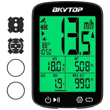 Imagem de Ciclocomputador BKVTOP Sem fio 2,4" IPX7 28h 50g