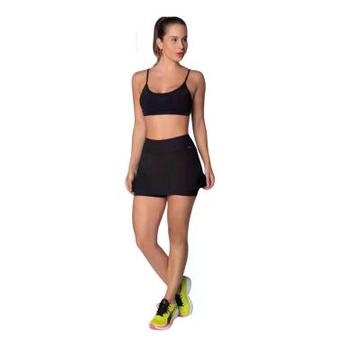 Imagem de Shorts Saia Esportivo Feminino Selene UV50+ Academia Corrida Beach Ten