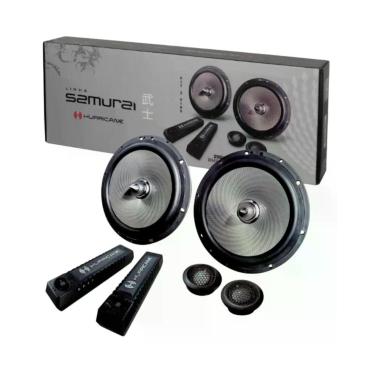 Imagem de Kit Alto Falante 2 Vias 6 polegadas hurricane Samurai 6.2 250w Rms