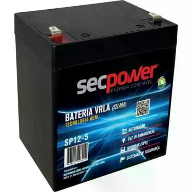 Imagem de Bateria Selada 12v 5ah Sp12-5 Secpower [f002]