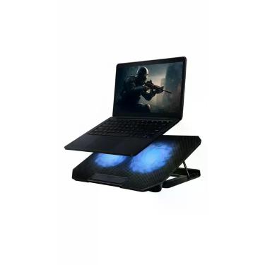 Imagem de Suporte Notebook Innovutil Com 2 Cooler Ventoinhas Base Mesa - Congrat