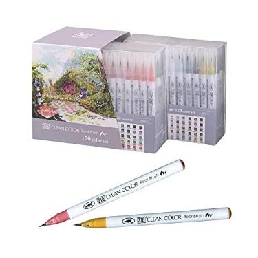 Imagem de Estojo Caneta Zig Real Brush 120 Cores